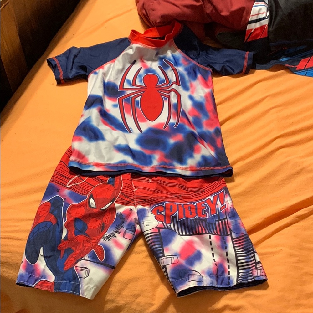 Spider-Man Kids Rash Guard Set